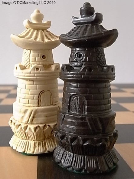 Chinese Plain Theme Chess Set